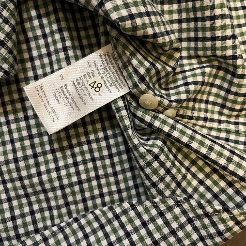 J crew classic plaid shirt Size medium